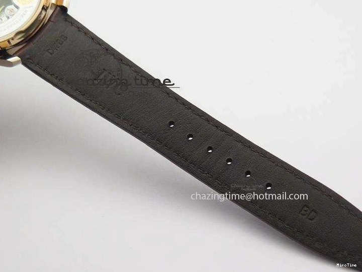 MIROTIME 0204 Unisex Portuguese Real PR RG IW500702 ZF 1:1 Best Edition On Brown Leather Strap A52010 V 7303